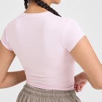 Cotton Icon Baby T-Shirt | Pastel Pink