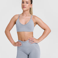 Timeless Strappy Bralette | Metal Grey