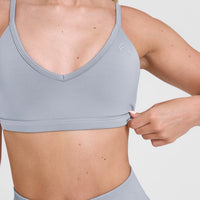 Timeless Strappy Bralette | Metal Grey