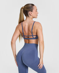 Timeless Strappy Bralette | Slate Blue