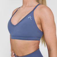 Timeless Strappy Bralette | Slate Blue