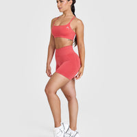 Everyday Cross Over Bralette | Sweet Red