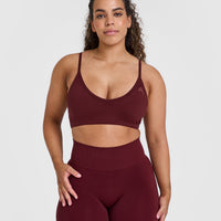 Timeless Strappy Bralette | Rosewood