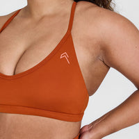 Timeless Strappy Bralette | Warm Copper