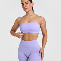 Unified Micro Bandeau Bralette | Vintage Violet
