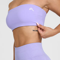 Unified Micro Bandeau Bralette | Vintage Violet