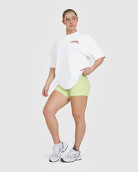 OA Tour Graphic Washed T-Shirt | White
