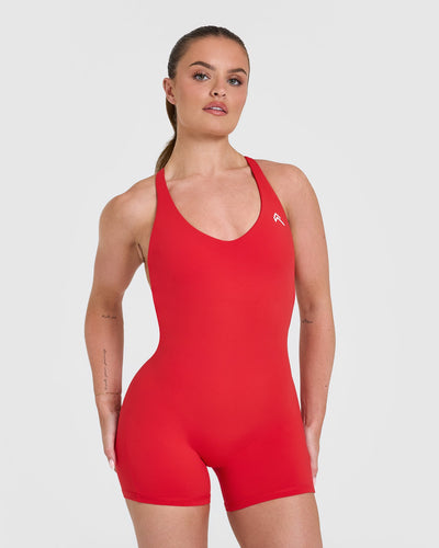 Unified Scoop Back All in One | Muscle Mommy Red