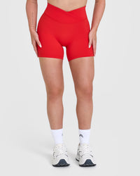 Unified Wrap Shorts 6" | Muscle Mommy Red