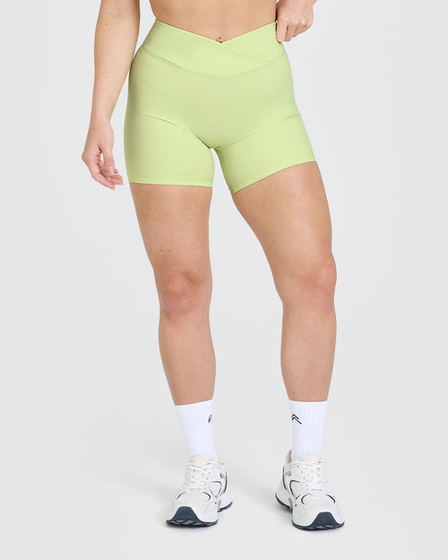 Oner Modal Unified Wrap Shorts 6" | Pump Green