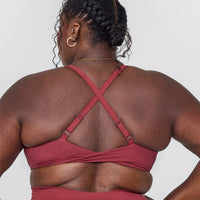 Unified Micro Bralette | Burnt Cherry