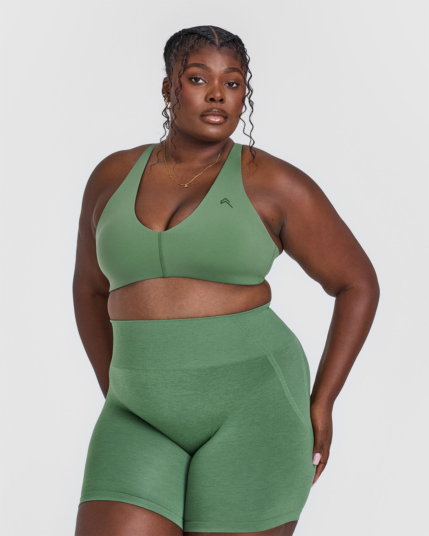 Unified Micro Bralette | Forest Green