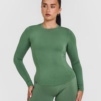 Mellowâ„¢ Soft Long Sleeve Top | Forest Green