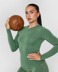 Mellowâ„¢ Soft Long Sleeve Top | Forest Green