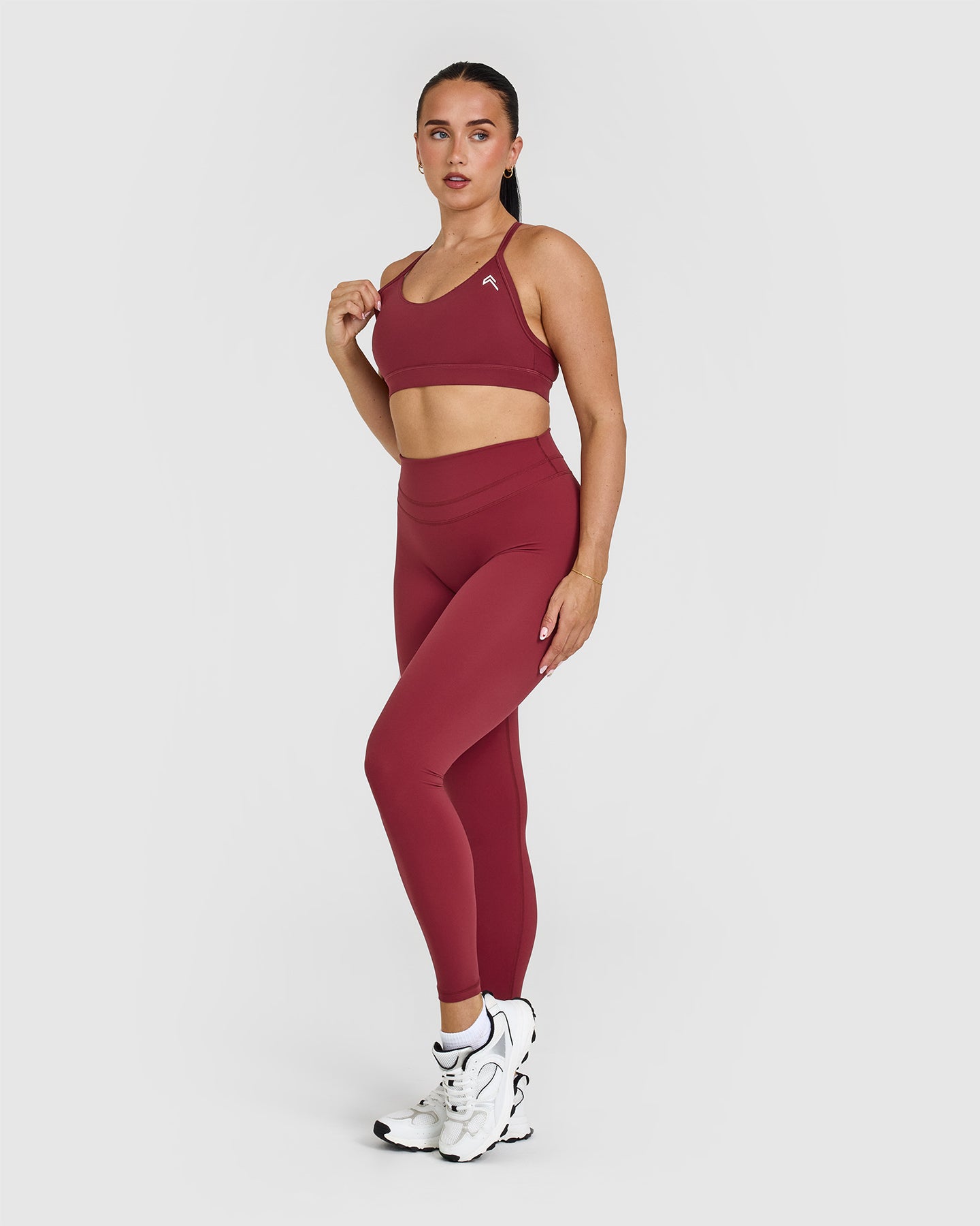 Unified High Waisted Leggings | Burnt Cherry
