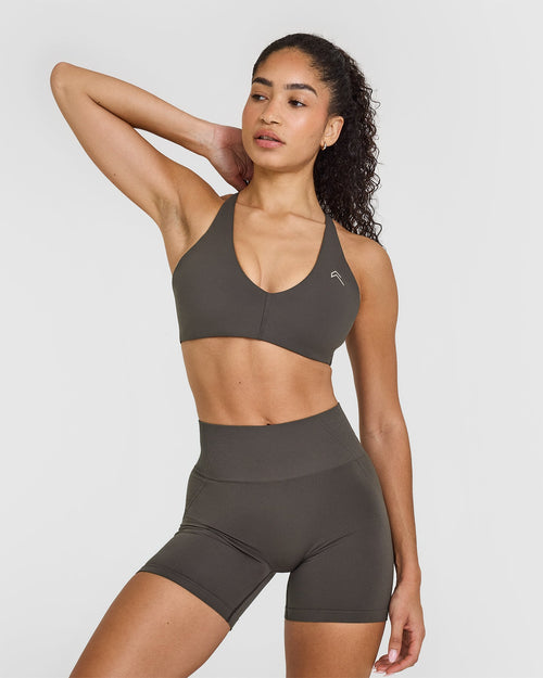 Oner Modal Unified Micro Bralette | Deep Taupe
