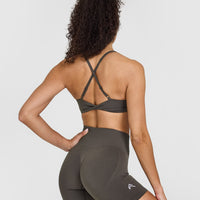 Unified Micro Bralette | Deep Taupe