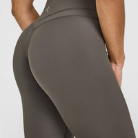 Unified High Waisted Leggings | Deep Taupe
