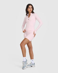 SoftMotion™ Jacket with White Logo | Ballet Pink