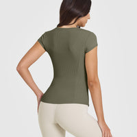 Mellow™ Rib T-Shirt | Alpine Green