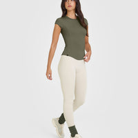 Mellow™ Rib T-Shirt | Alpine Green