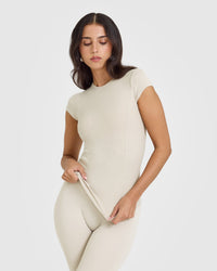 Mellowâ„¢ Rib T-Shirt | Sand