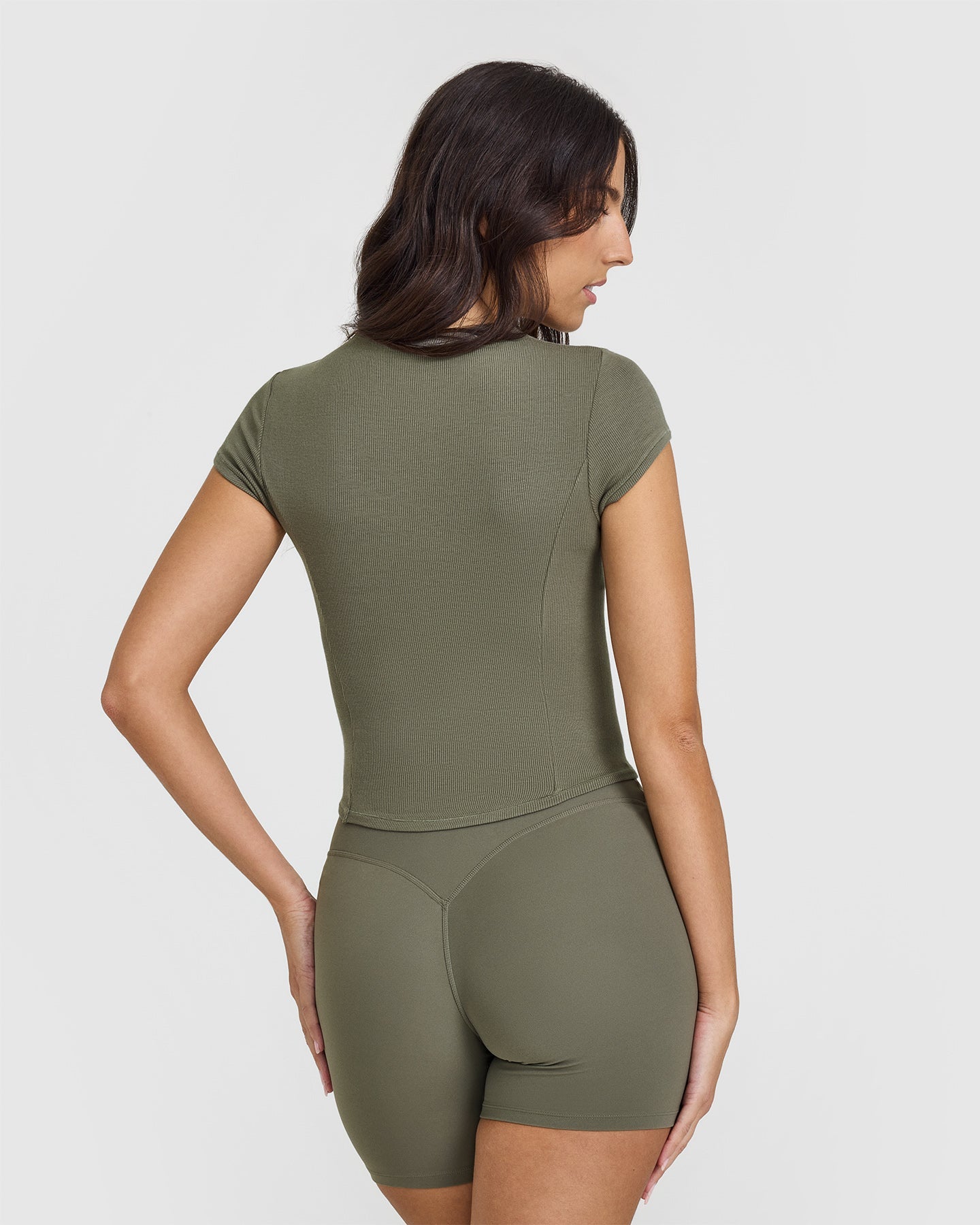 Mellow™ Rib Mid T-Shirt | Alpine Green