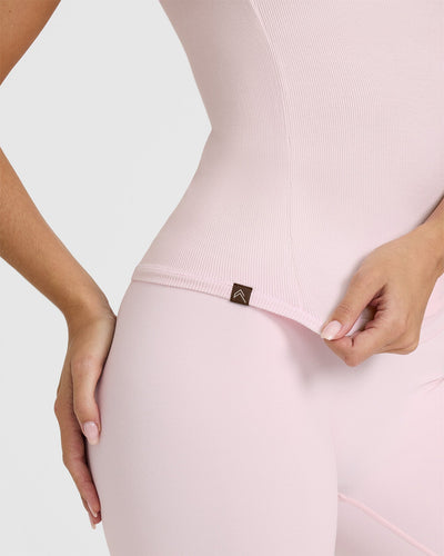 Mellow™ Rib T-Shirt | Ballet Pink