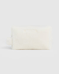 Borg Washbag | Cream