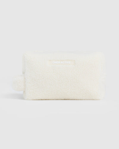 Borg Washbag | Cream