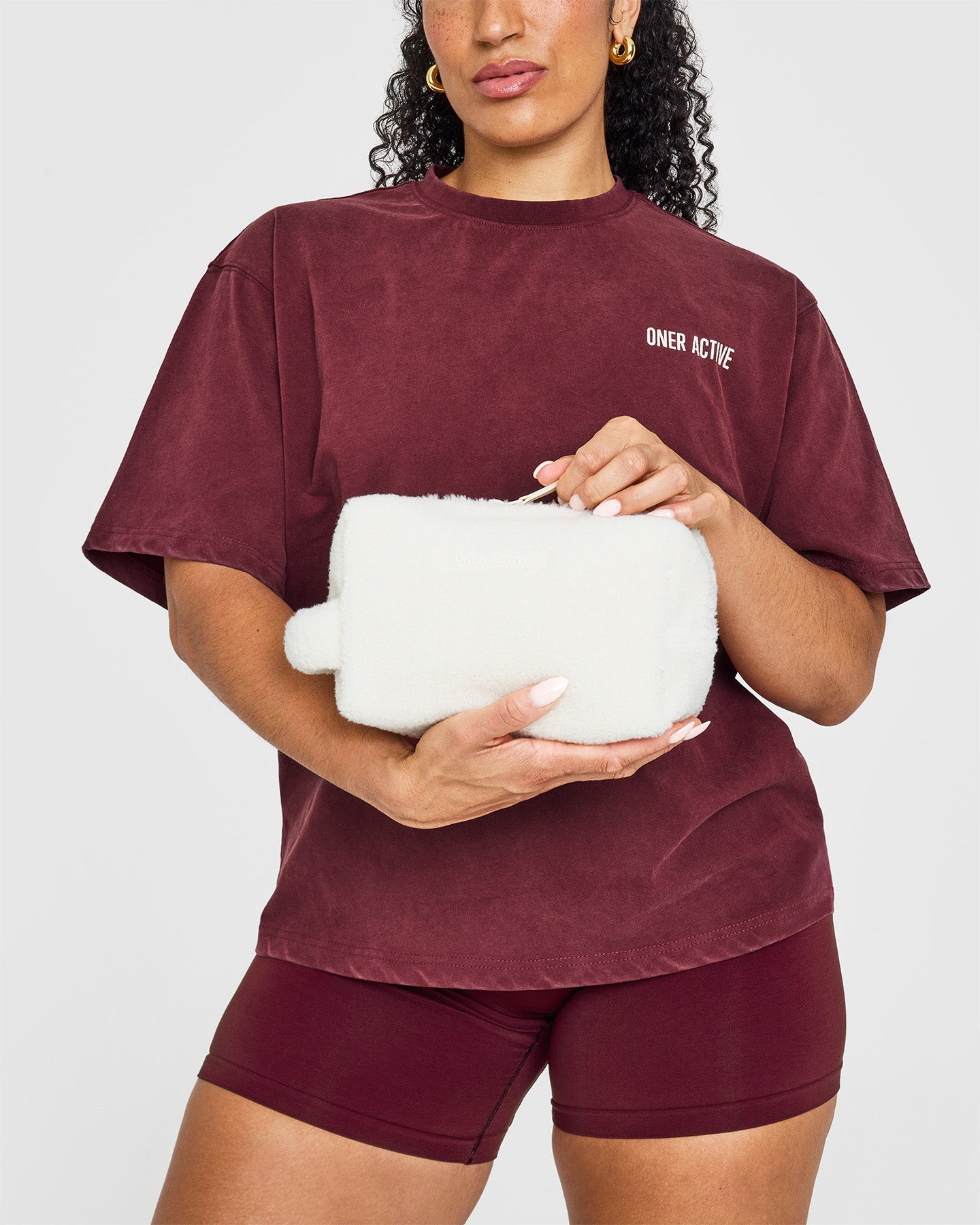 Borg Washbag | Cream