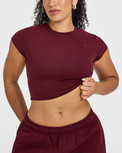 Cotton Icon Baby T-Shirt | Rosewood