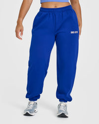 Foundations Joggers With Printed Graphic | Strong Blue