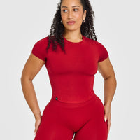 Mellowâ„¢ Soft Mid Short Sleeve T-Shirt | Toasted Red