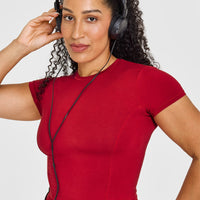 Mellowâ„¢ Soft Mid Short Sleeve T-Shirt | Toasted Red