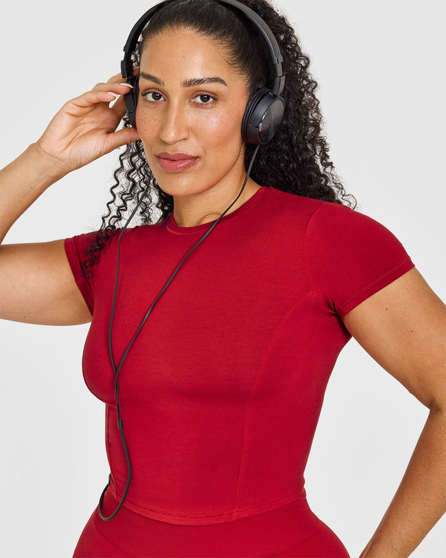 Mellowâ„¢ Soft Mid Short Sleeve T-Shirt | Toasted Red