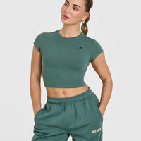 Cotton Icon Baby T-Shirt | Iced Green