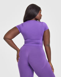 Mellowâ„¢ Soft Mid Short Sleeve T-Shirt | Iris Purple