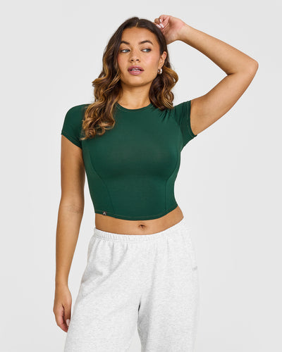 Mellowâ„¢ Soft Mid Short Sleeve T-Shirt | Racing Green