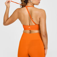 Unified Twist Sports Bra | Flame Orange