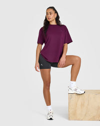 Classic Oversized Lightweight T-Shirt | Ripe Fig