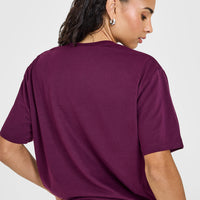 Classic Oversized Lightweight T-Shirt | Ripe Fig