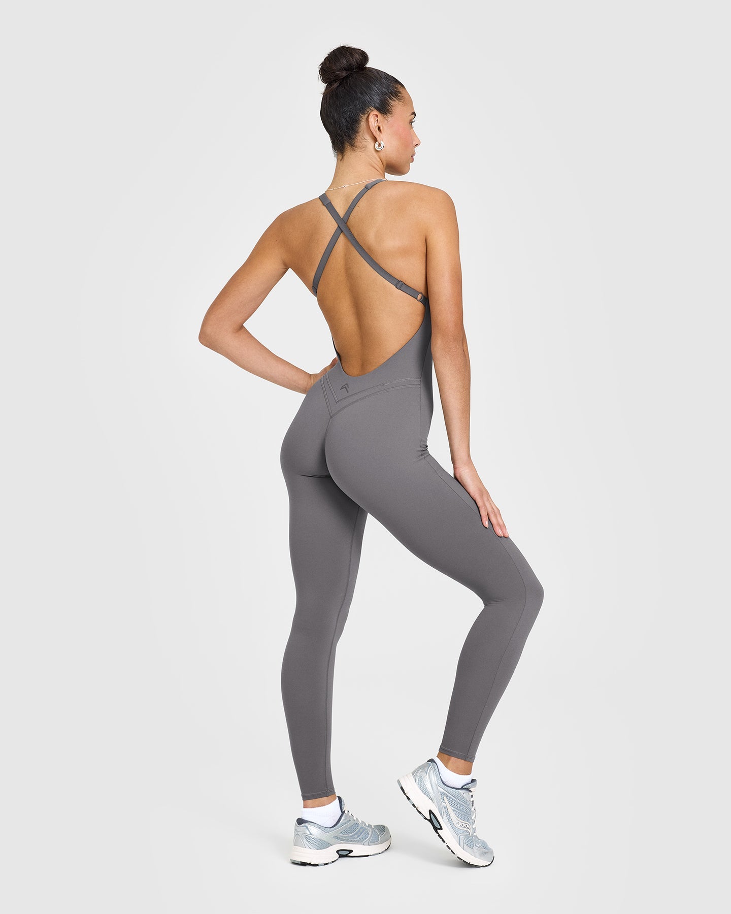 Unified Scoop Back All In One Long | Ash Grey