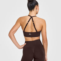 Unified Twist Sports Bra | 70% Cocoa