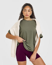 Classic Oversized Lightweight T-Shirt | Alpine Green