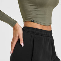 Mellowâ„¢ Soft Mid Long Sleeve Top | Alpine Green