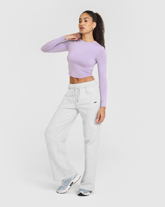 Mellowâ„¢ Soft Mid Long Sleeve Top | Wisteria Purple