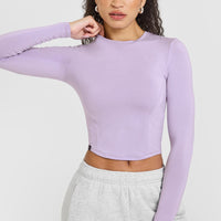 Mellowâ„¢ Soft Mid Long Sleeve Top | Wisteria Purple