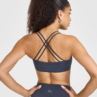 Everyday Cross Over Bralette | True Blue