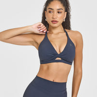 Unified Twist Sports Bra | True Blue